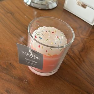 Martha Stewart Frosted Donut Candle